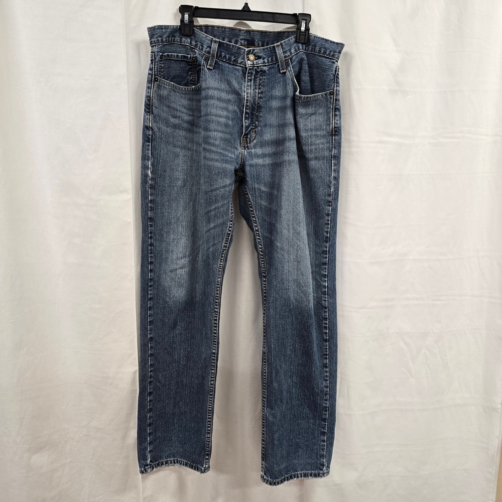 Levis‎ 559 Relaxed Straight Leg Jeans Mens 36x34 Blue Medium Wash Denim